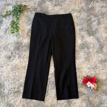 23구 사이즈 48(LL-XXL) 블랙 슬랙스 스트레이트 핏