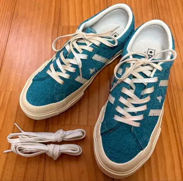 [ 새상품급 ] CONVERSE STAR&BAR 스웨이드 블루 23cm