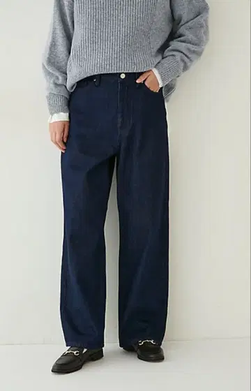 [ human woman ] 세미 와이드 데님 M 사이즈