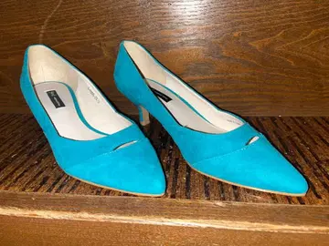 fed International 새상품급 천연 가죽 스웨이드 5cm