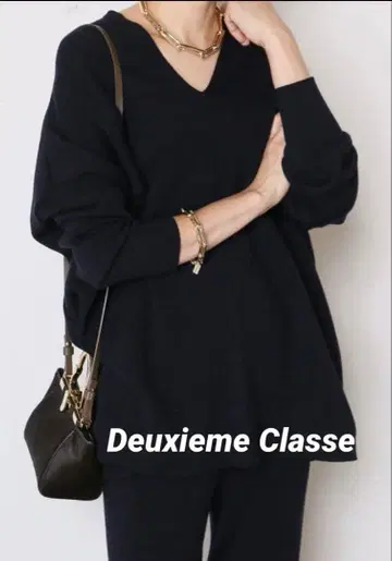 Deuxieme Classe 스무스 니트 네이비