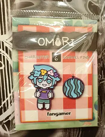 OMORI 캐릭터 에나멜 핀 바질 Basil