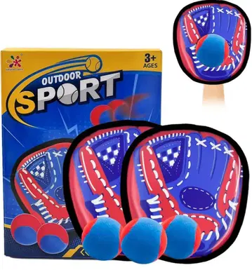 캐치볼 완구 야구 세트 벨크로 테이프