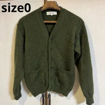 타임 이즈 온 모헤어 가디건 앤티크 다크 올리브