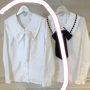 MILK LiLy 블라우스 화이트