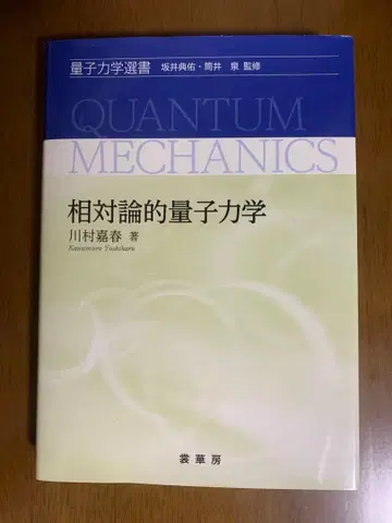양자역학 선서 상대론적 양자역학