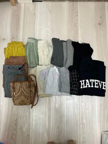 겨울 의류 묶음 판매 15점