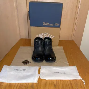 REGAL 처카 부츠 소가죽 블랙