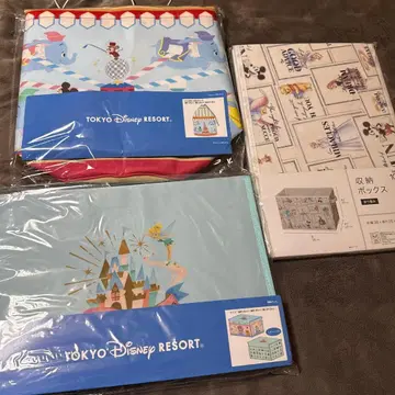 디즈니 보관 케이스 3개