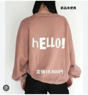 [ 미사용 새상품 ] ENCIRCLE 맨투맨 / 정가 19,800엔