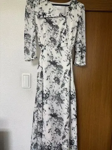 꽃무늬 맥시 드레스 벨트 포함