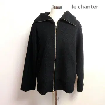le chanter 루샤네트 풀 집업 보아 자켓 블랙 38