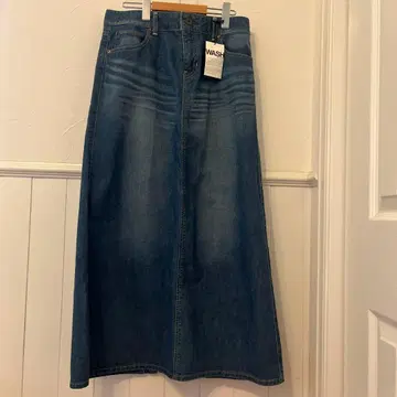 GAP 데님 롱 스커트 WASH