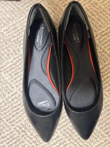 Rockport 블랙 펌프스 로우힐