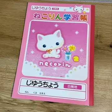 초레어 당시 물품 2004년 necorin 네코린 자유 노트 학습 노트