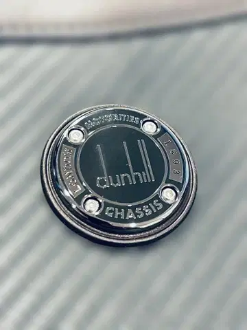 dunhill CHASSIS 천연 가죽 숄더백 블랙