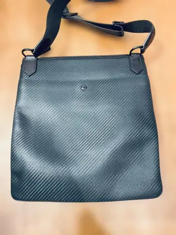 dunhill CHASSIS 천연 가죽 숄더백 블랙