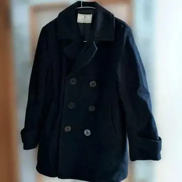 YACHT 울 양모 피코트 네이비 M 사이즈