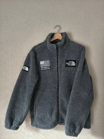 THE NORTH FACE 플리스 자켓 50주년 한정판 그레이 LL