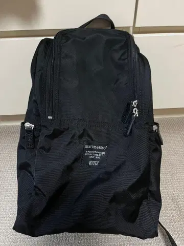 marimekko 블랙 백팩