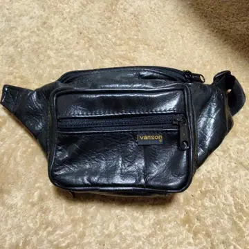 vanson 바디백 웨스트 파우치 블랙