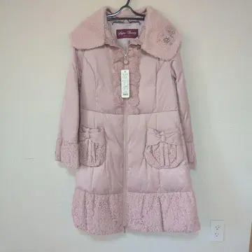 Super Beauty 핑크 다운 자켓