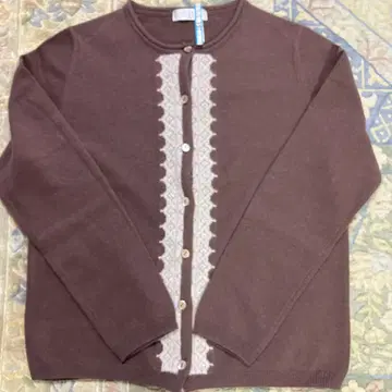 캐시미어 100% 브라운 가디건 M 사이즈