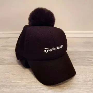 TaylorMade 폼폼 포함 캡 초콜릿