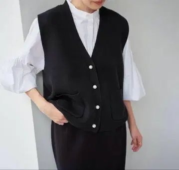 펄 니트 베스트 SLOBE IENA 슬로브 이에나