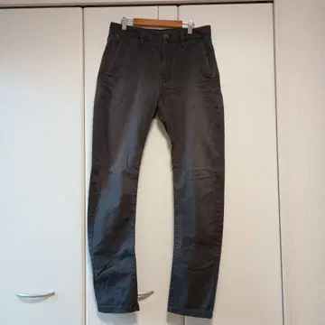 지스타로우 치노 팬츠 블랙 블랙