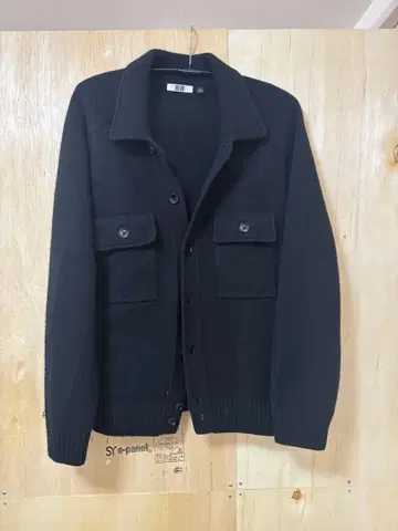 UNIQLO U 라무 니트 자켓 블랙 L 사이즈