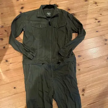 워크맨 Cutting Trail 오버롤 L 올리브 그린