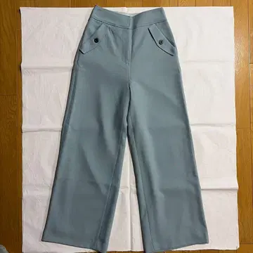 여성용 와이드 팬츠 내추럴 뷰티 베이직 라이트 블루 XS