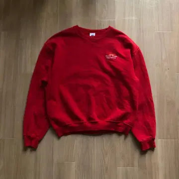 러셀 맨투맨 레드 90s