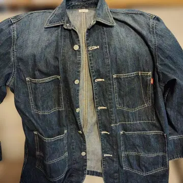 EDWIN 인디고 데님 자켓