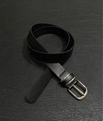 블랙 가죽 벨트