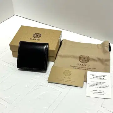 GANZO SHELL CORDOVAN 2 쉘코도반2 BOX 동전 지갑