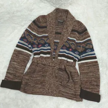 VINTAGE CAMPUS 숄카라 가디건 니트 otoe