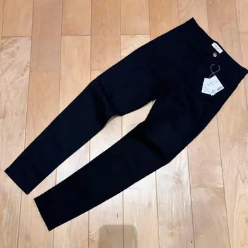 미니멀리스트 리브 블랙 스키니 데님 택 포함 새상품 슬림 S