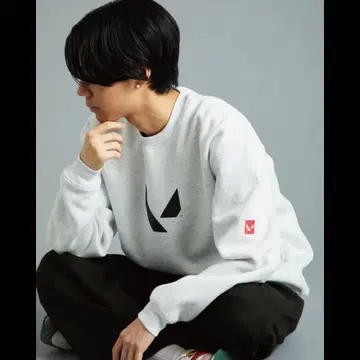 미사용 VALORANT x UNITED ARROWS 크루넥 맨투맨