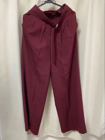 스트로베리 필드 턱인 와이드 팬츠