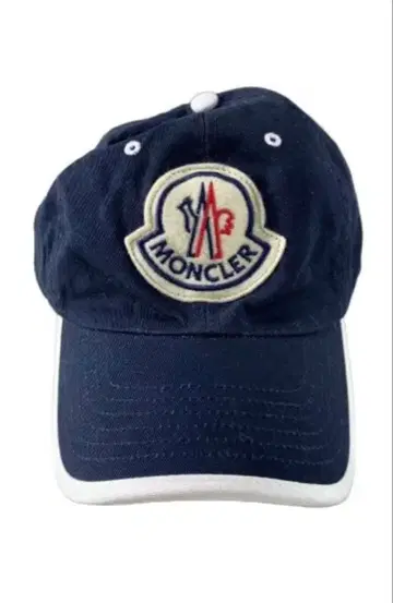 MONCLER 네이비 캡 큰 와펜