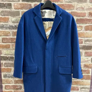 RNA-N 울 혼방 체스터 코트 울 코트 미사용 택 포함