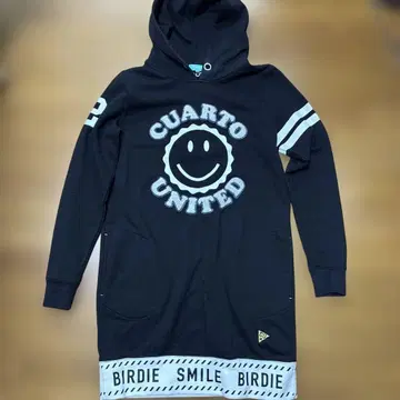 Cuarto United 후드 부착 원피스 블랙