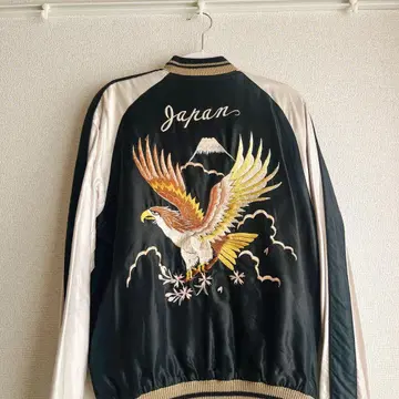 [ 초레어 ] 동양 엔터프라이즈 스카잔 리버서블 매, 용, 후지산 자수