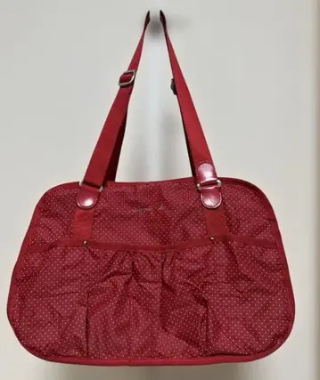 에네스베 나일론 숄더백 빨간색