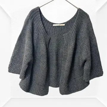 1291 레이빔즈 니트 가디건 그레이 울 혼방