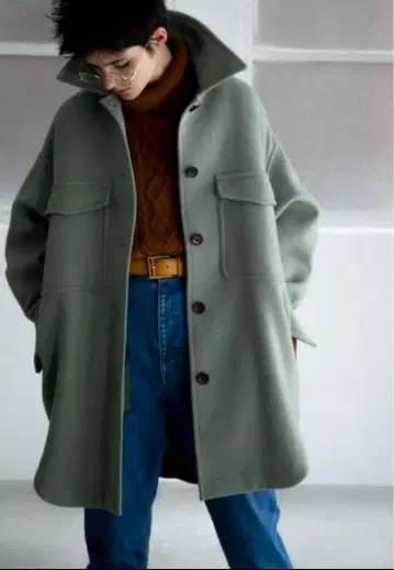 DRESSLAVE 오버 사이즈 카키