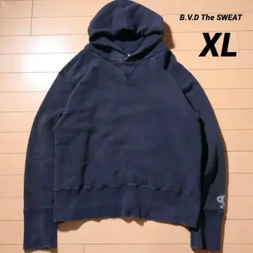 B.V.D The SWEAT 쭈리 후드티 헤비 웨이트 네이비 XL