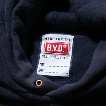 B.V.D The SWEAT 쭈리 후드티 헤비 웨이트 네이비 XL